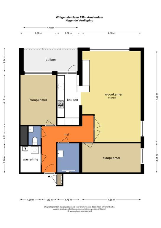 Appartement te huur: Wittgensteinlaan 130, Amsterdam