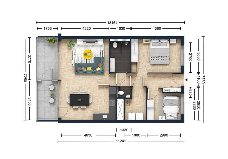 Te huur Appartement Pampuskade in Rotterdam