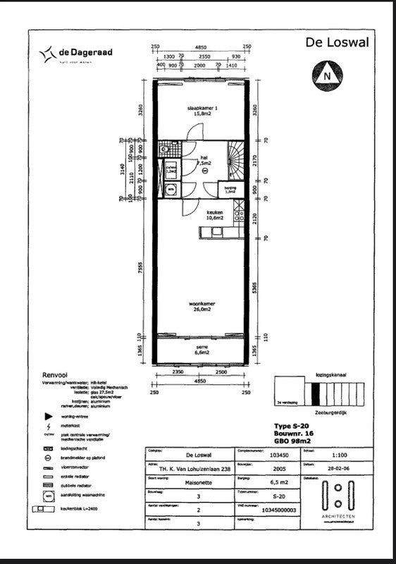 Appartement Th. K. van Lohuizenlaan in Amsterdam
