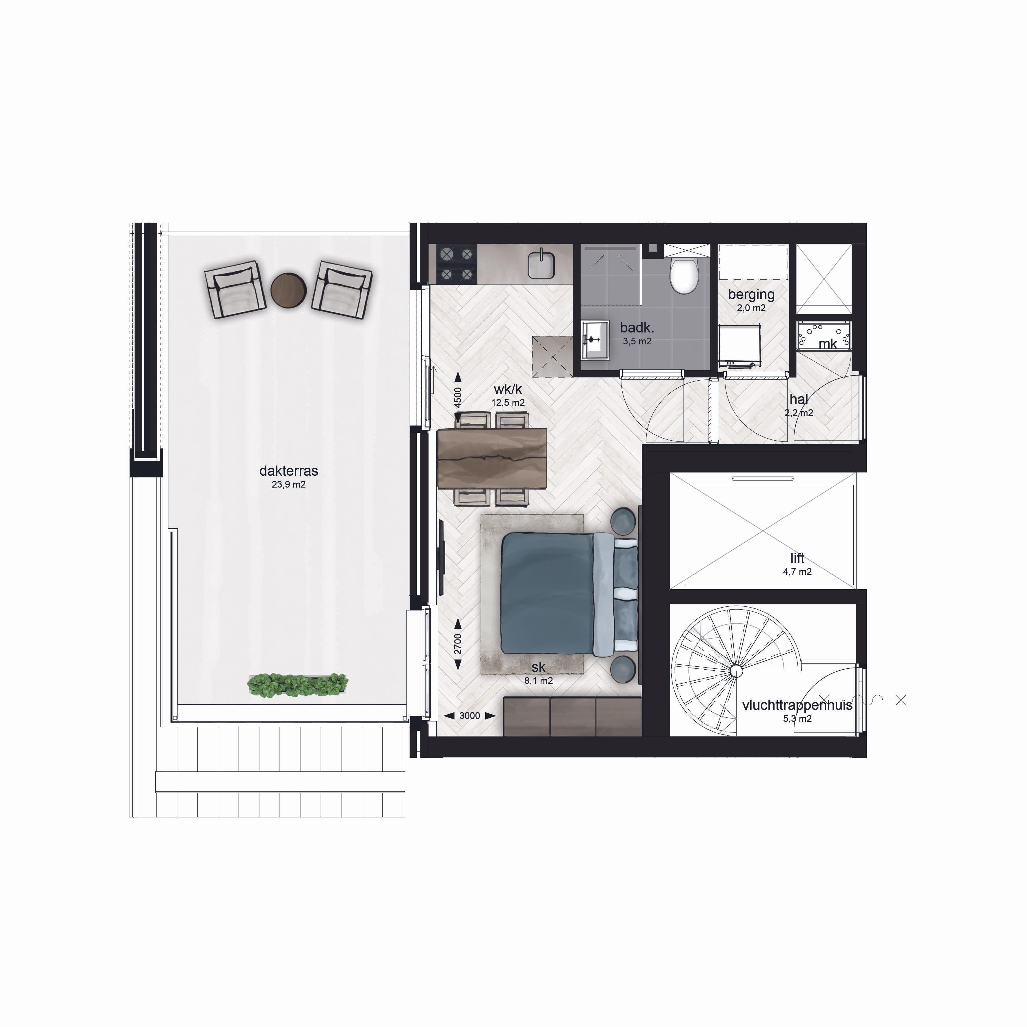 Woning te huur: Clarissenhof, Tilburg