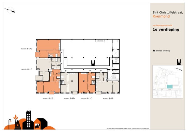 Piso 2-kamerappartement en Roermond