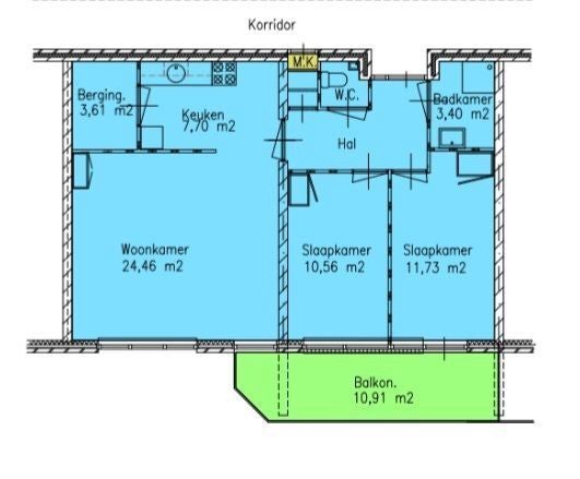 Appartement Europaboulevard in Alkmaar
