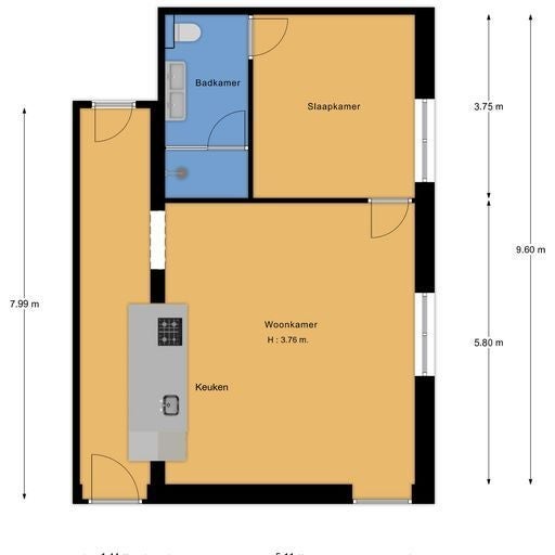 Woning te huur: Zelksestraat, Horssen
