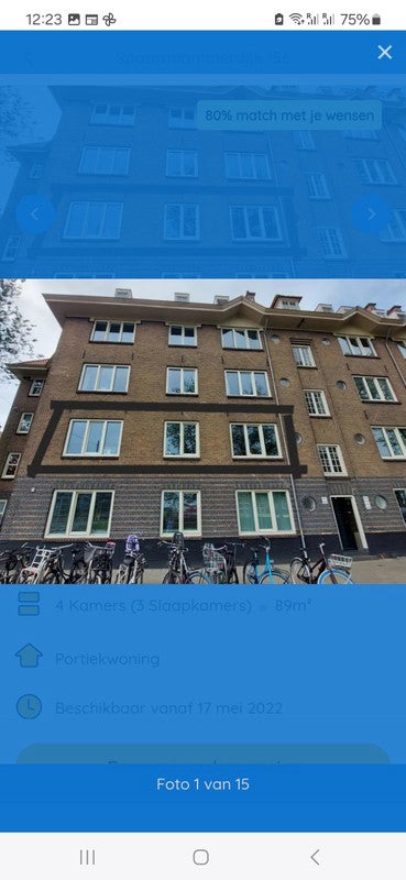 Appartement Zaandammerplein in West, Amsterdam