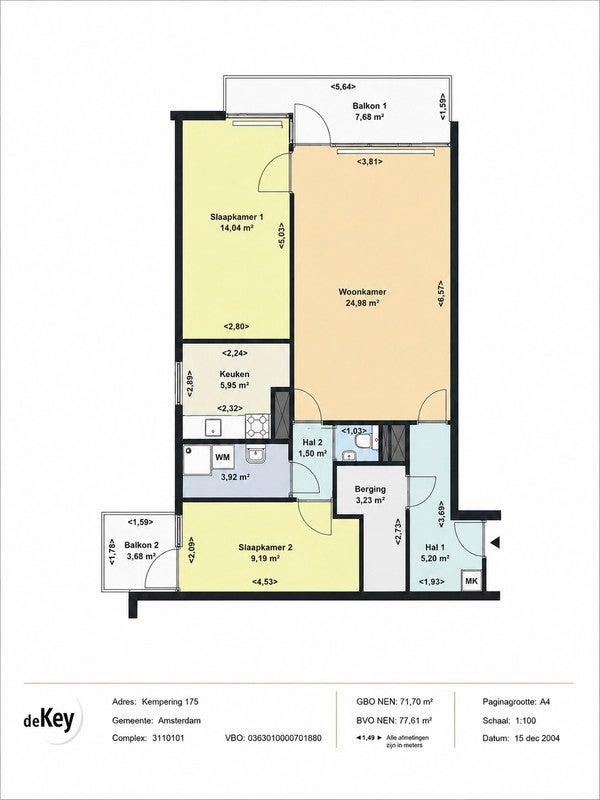 Appartement Kralenbeek in Zuidoost, Amsterdam