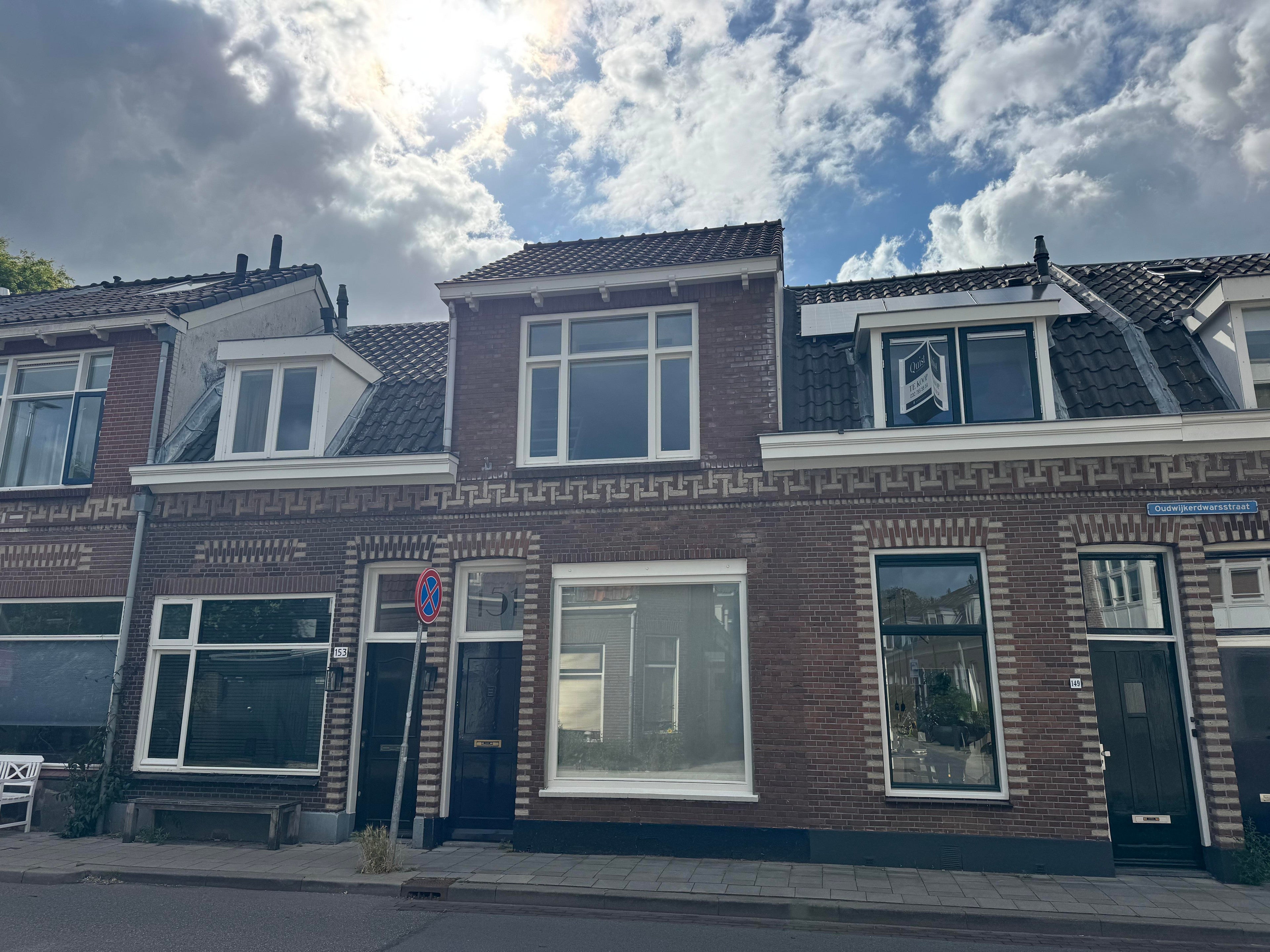 Huis Oudwijkerdwarsstraat 151 in Utrecht