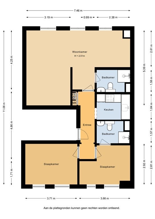 Appartement te huur: Lange Viestraat 4B, Utrecht