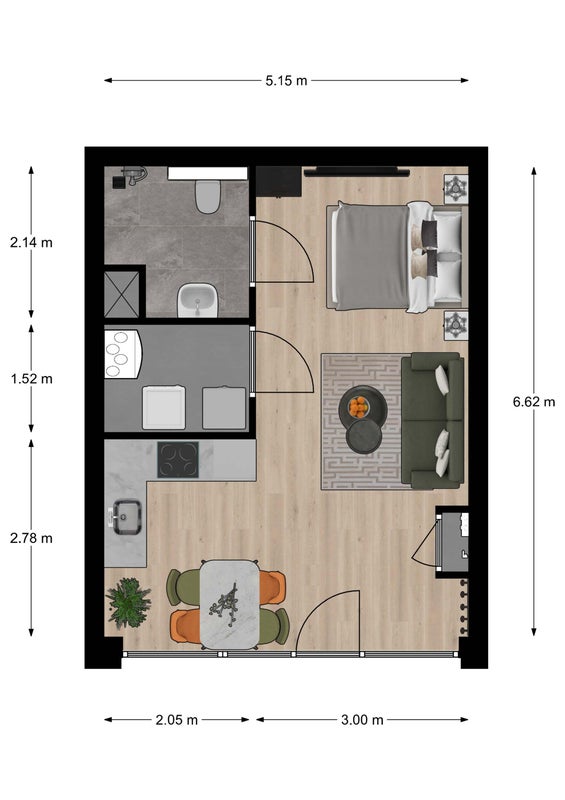 Te huur Appartement Houttuinen 46 in Delft