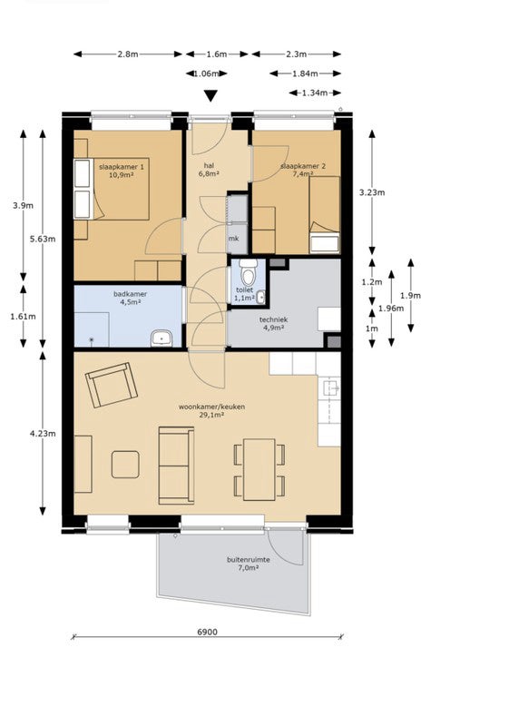 Appartement Magelhaenstraat