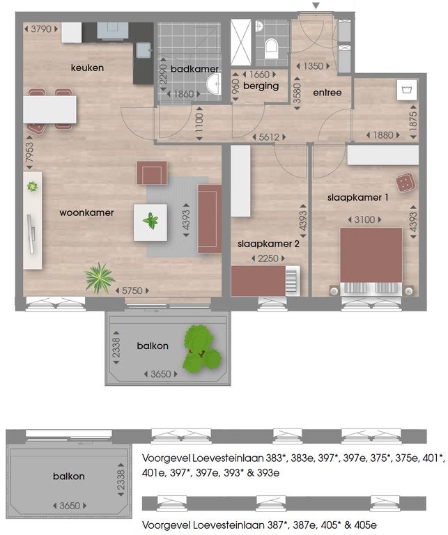 Appartement te huur: Loevesteinlaan 375E, 'S-Gravenhage