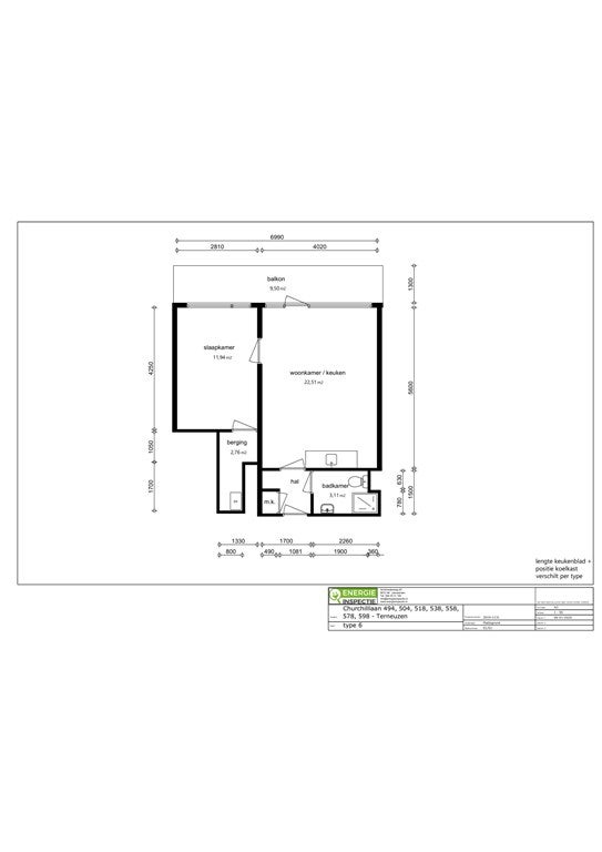 Appartement Churchilllaan in Terneuzen