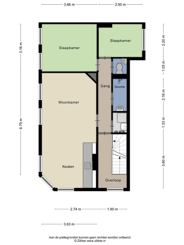 Flat Tweede Sweelinckstraat 22 1