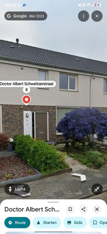 Flat Dr Albert Schweitzerstraat in Bergambacht