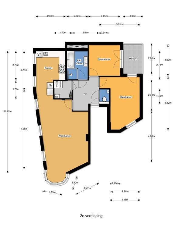 Appartement 2e Schuytstraat in Den Haag