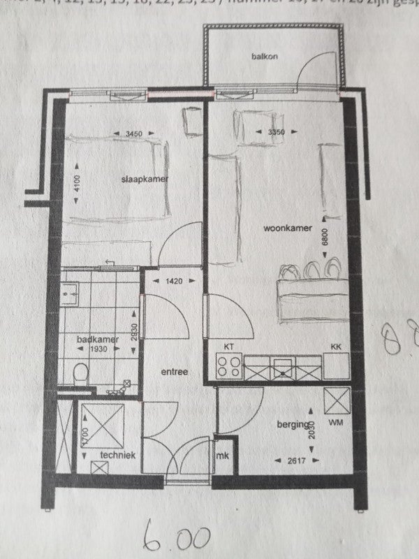 Appartement aan de Dick van den Heuvellaan in Doorn