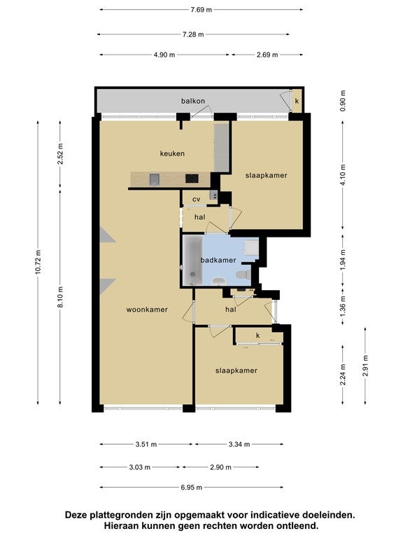 Appartement De Genestetlaan in Den Haag