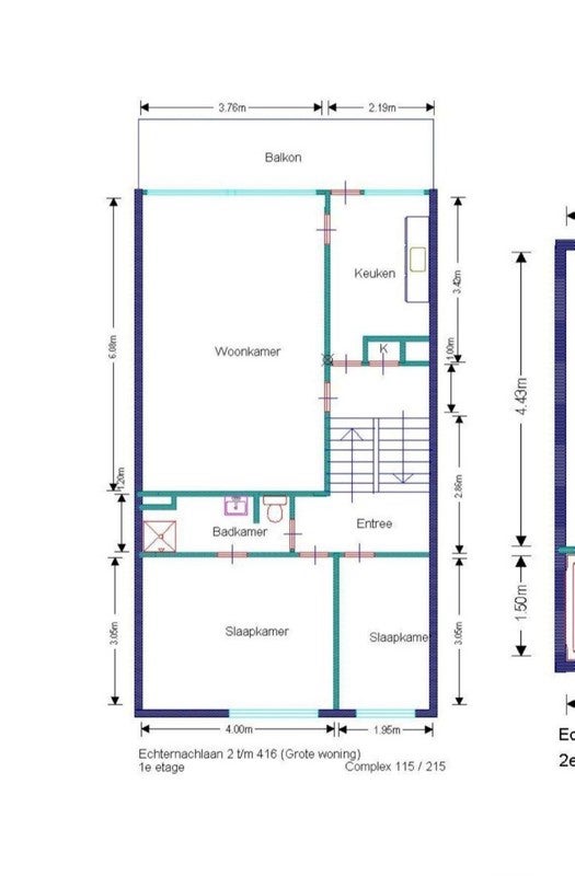 Appartement aan de Echternachlaan in Eindhoven