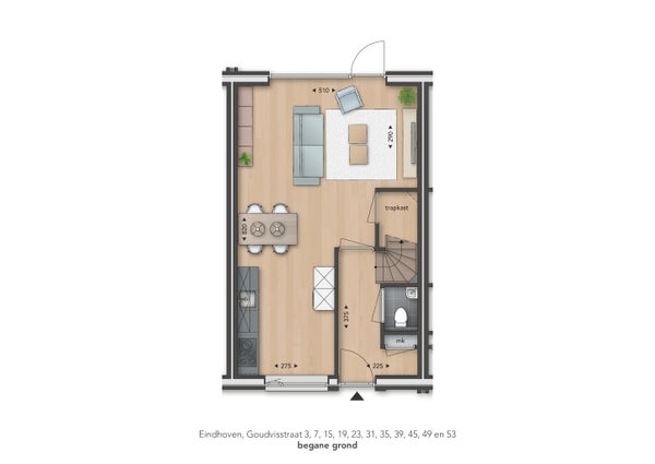 Huis Goudvisstraat in Eindhoven