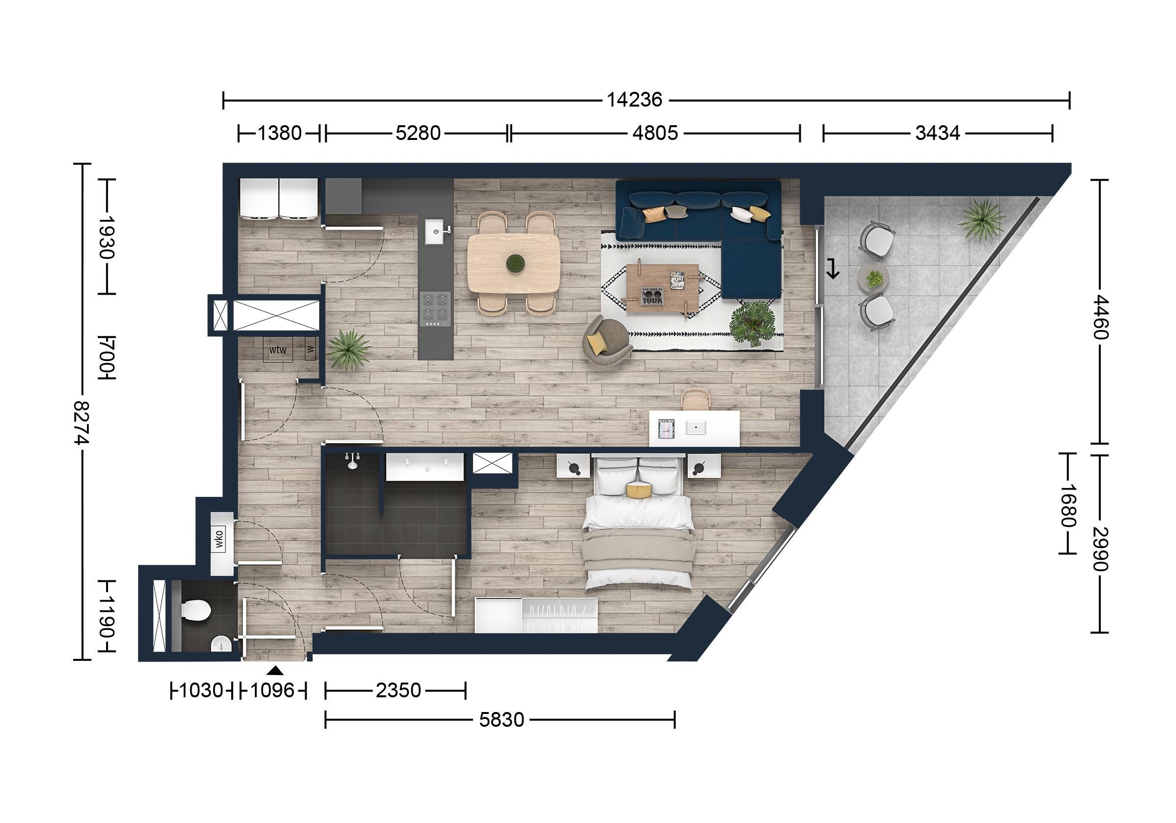 Woning te huur: Pampuskade, Rotterdam