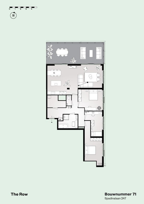 Appartement Spadinalaan in Amsterdam