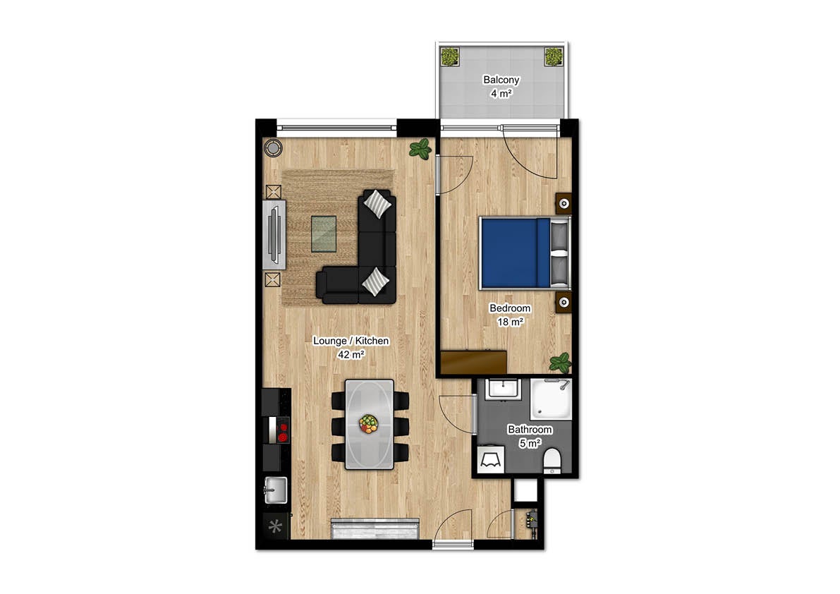 Appartement te huur: Brede Hilledijk 100P, Rotterdam