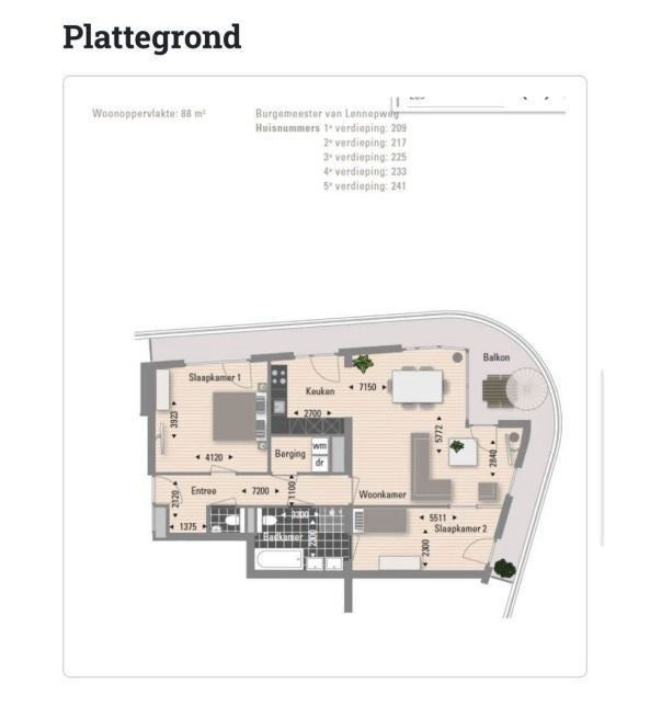 Appartement Burgemeester van Lennepweg in Heemstede