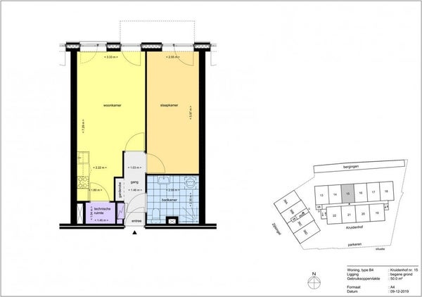 Flat Kruidenhof in Leiden