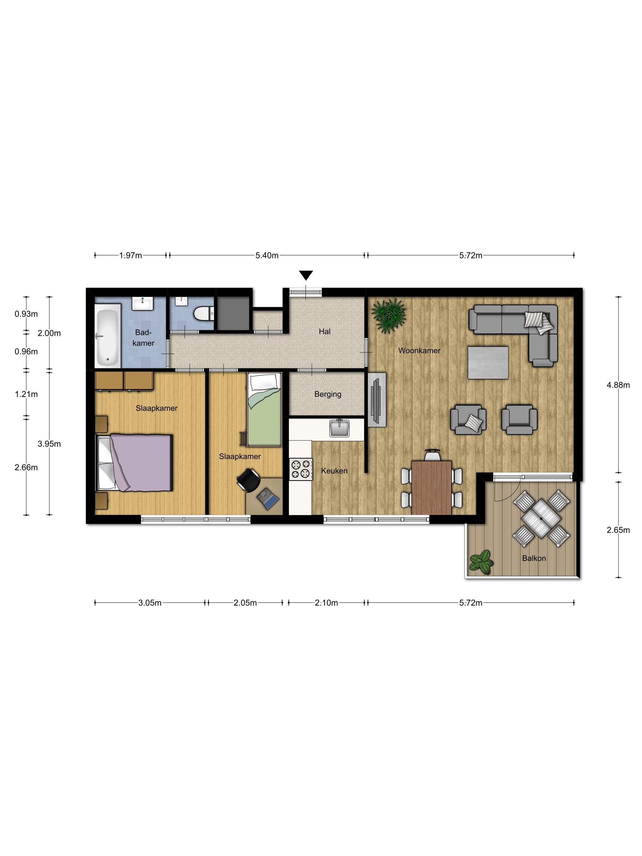 Appartement te huur: De Heugden 293, Heerlen