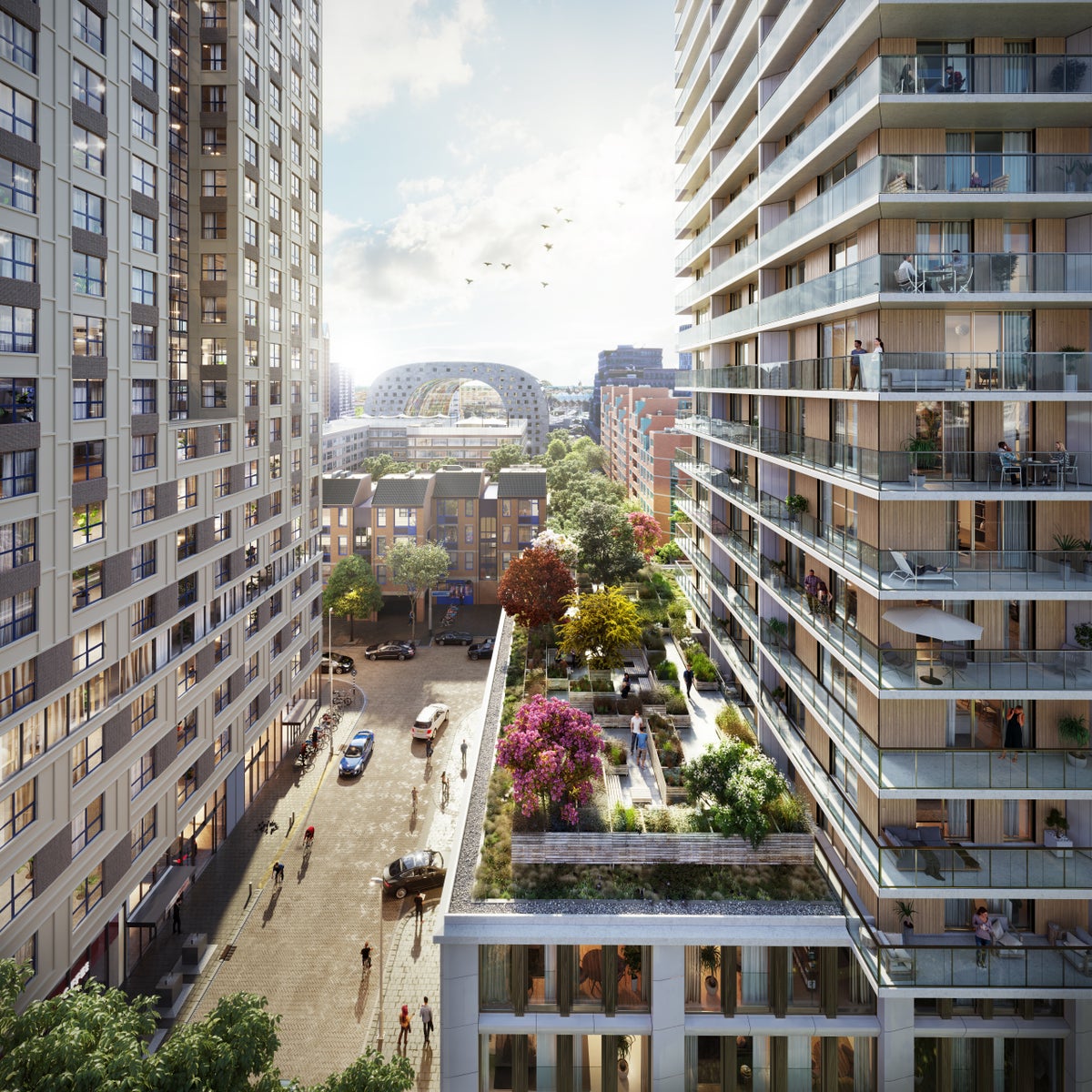 Appartement aan de Blaak in Rotterdam