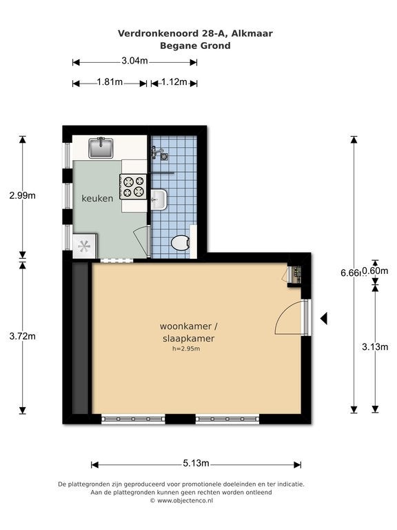 Te huur Appartement Verdronkenoord 28 A in Alkmaar
