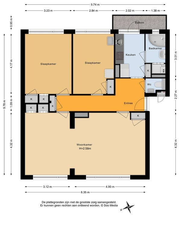 Appartement Columbusstraat in Breda