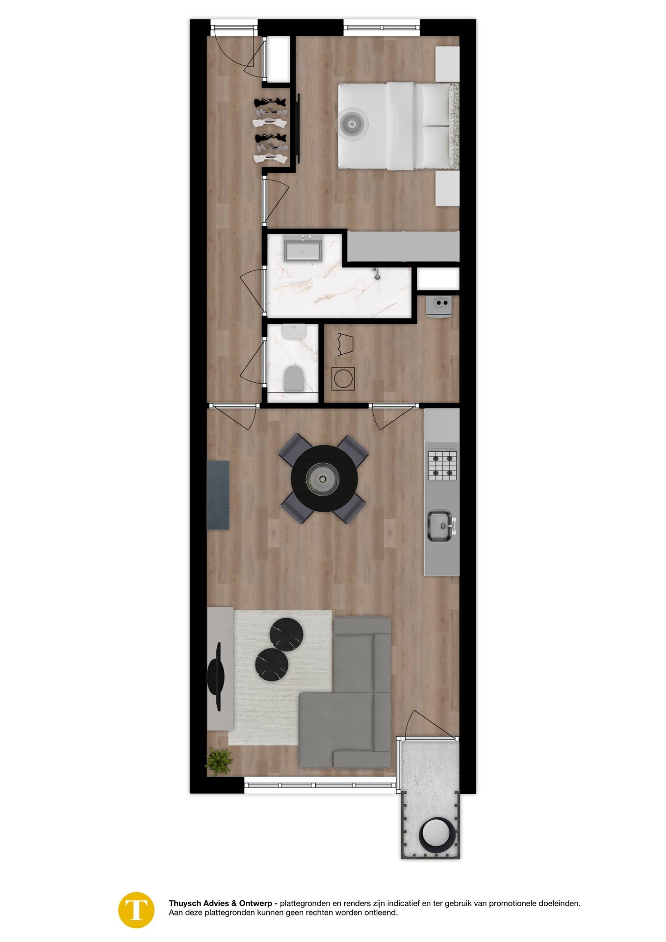 Appartement te koop: Zeemansstraat 79S, Zaandam