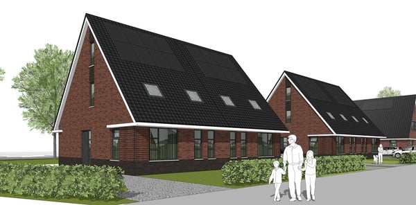 Schoolstraat in Marum
