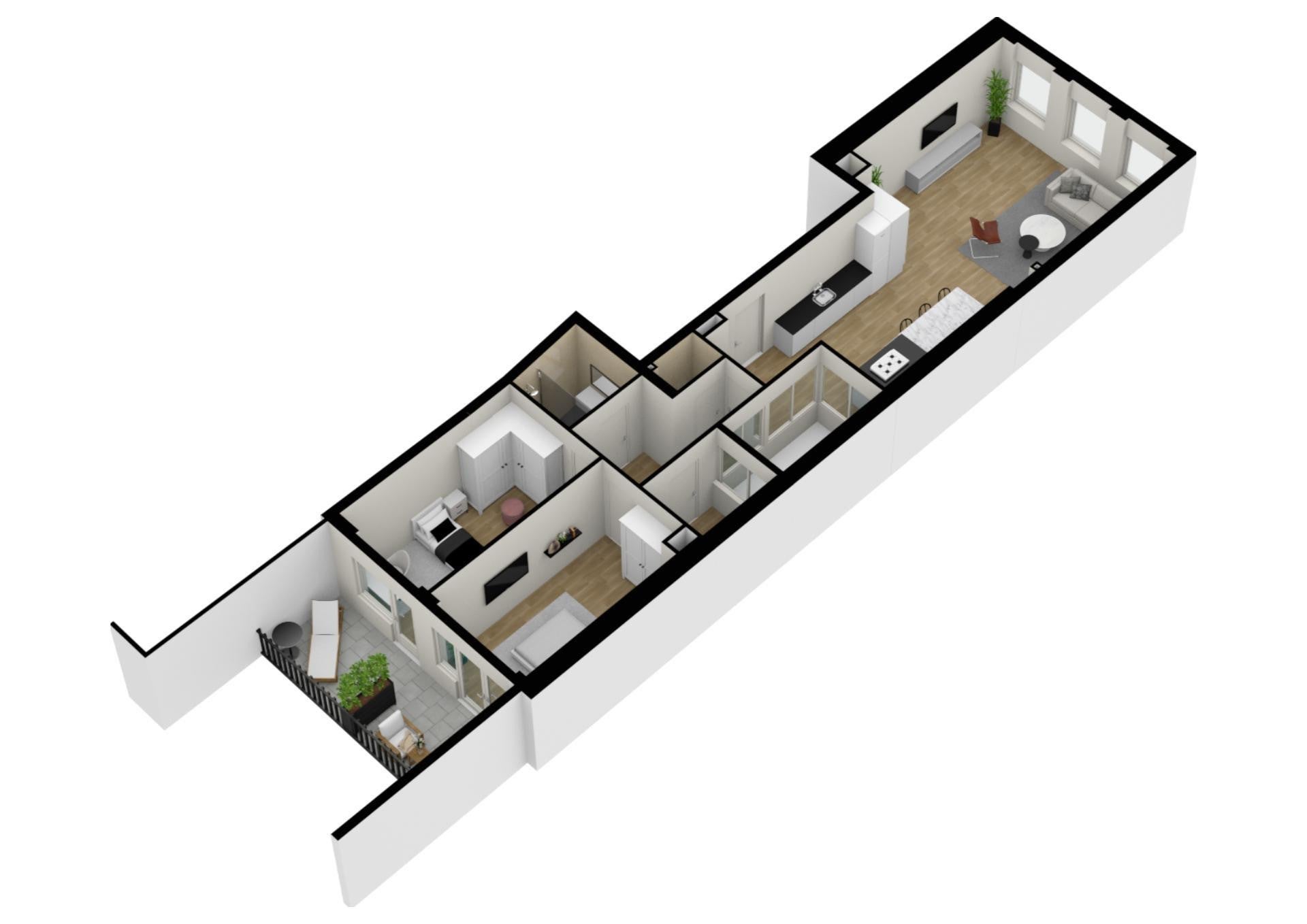 Appartement Lombardsteeg in Schiedam