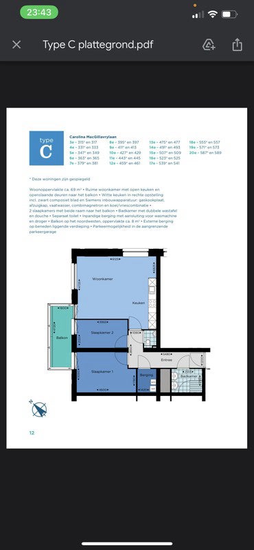 Appartement aan de Carolina MacGillavrylaan in Amsterdam (1098 XC)