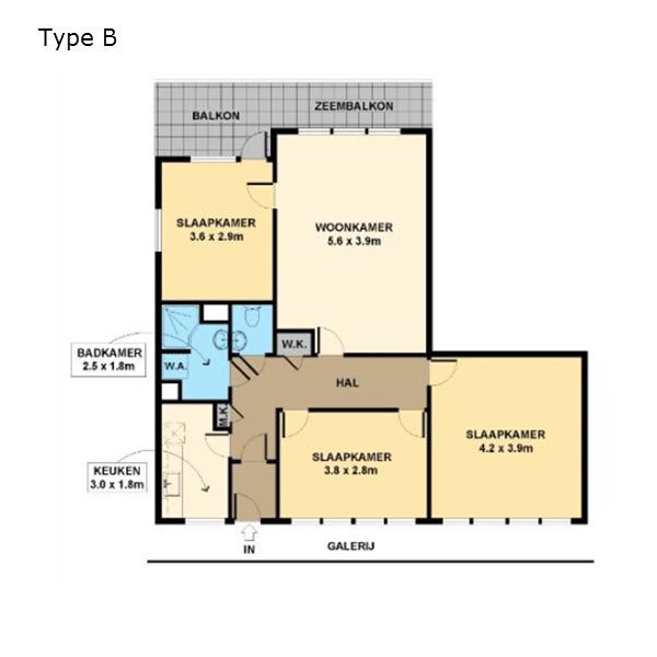 Appartement te huur: Thorbeckestraat 160, Wageningen