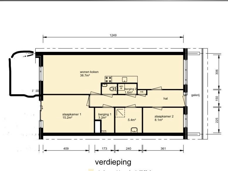 Appartement aan de Jacoba van Beierendreef in Utrecht