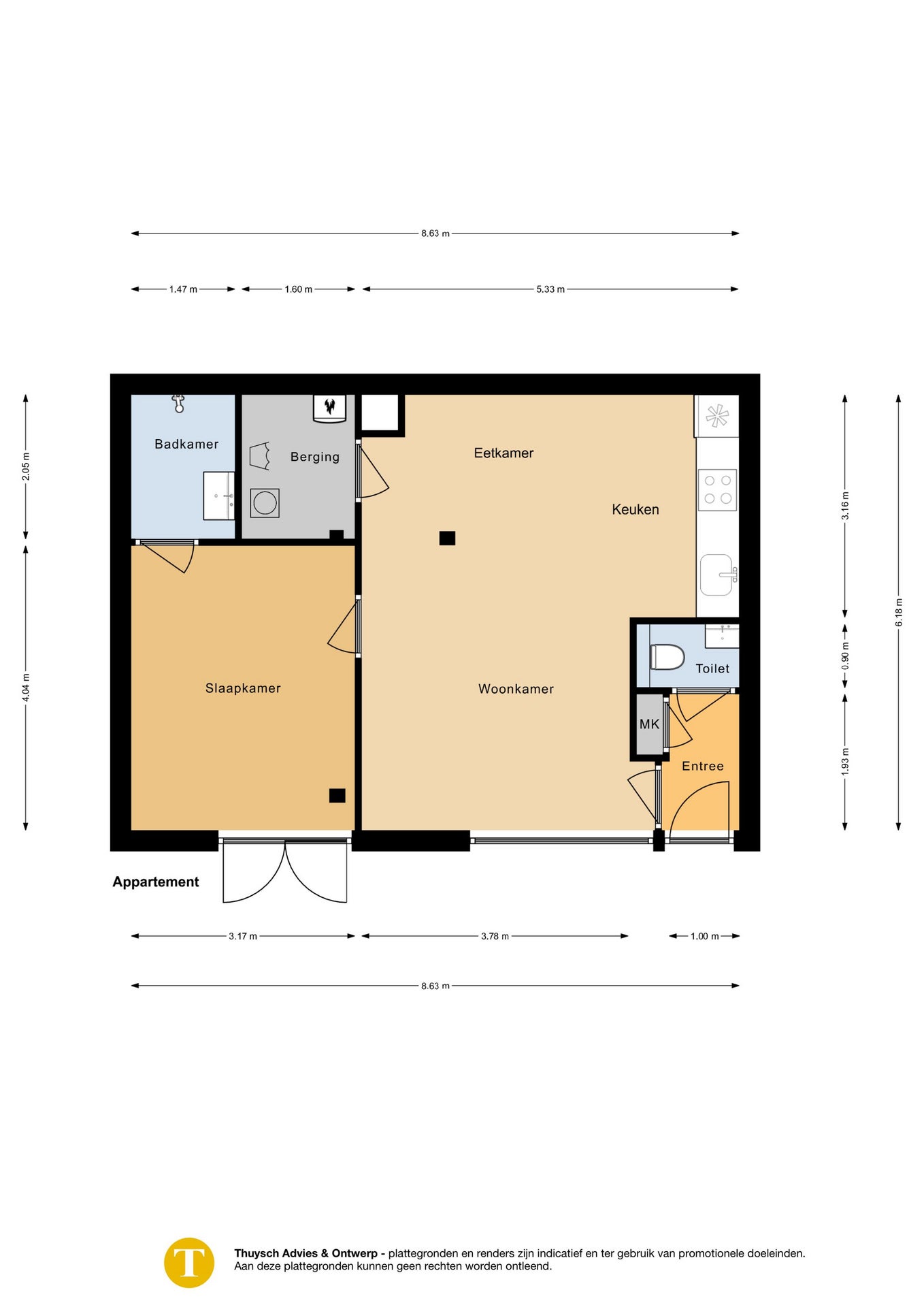 Appartement te koop: Zeemansstraat 79C, Zaandam