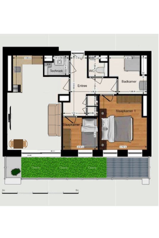 Appartement Noorwegenkade in Almere