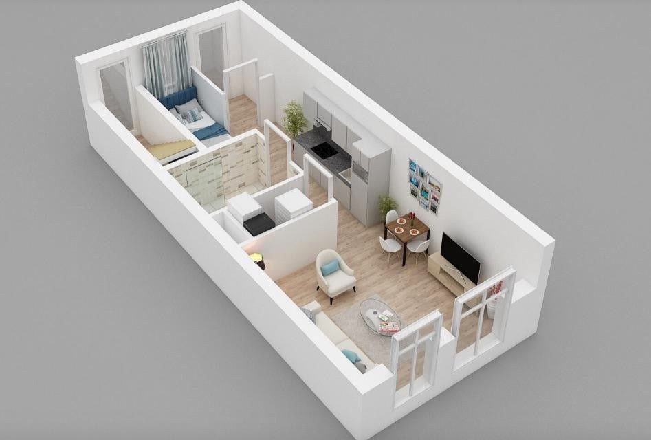 Studio te koop: West Havenstraat 4H, Leiden