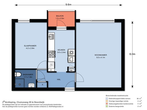 Appartement Clusiusweg in Noordwijk