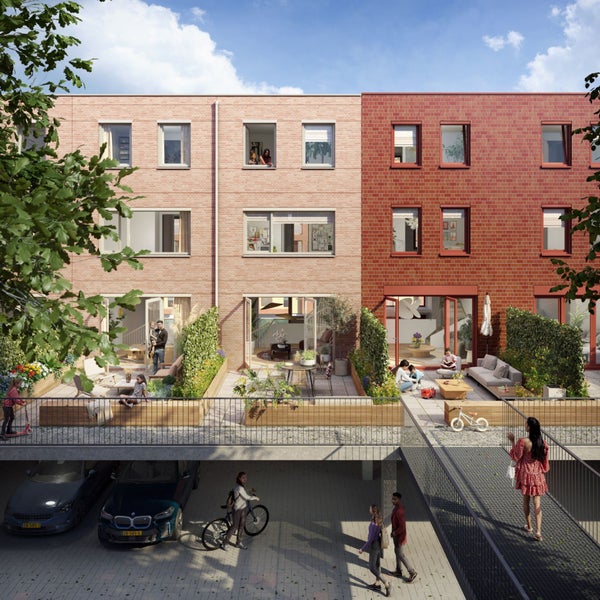 Huis High Deck House - Stadswoning met vide en terras in Amsterdam