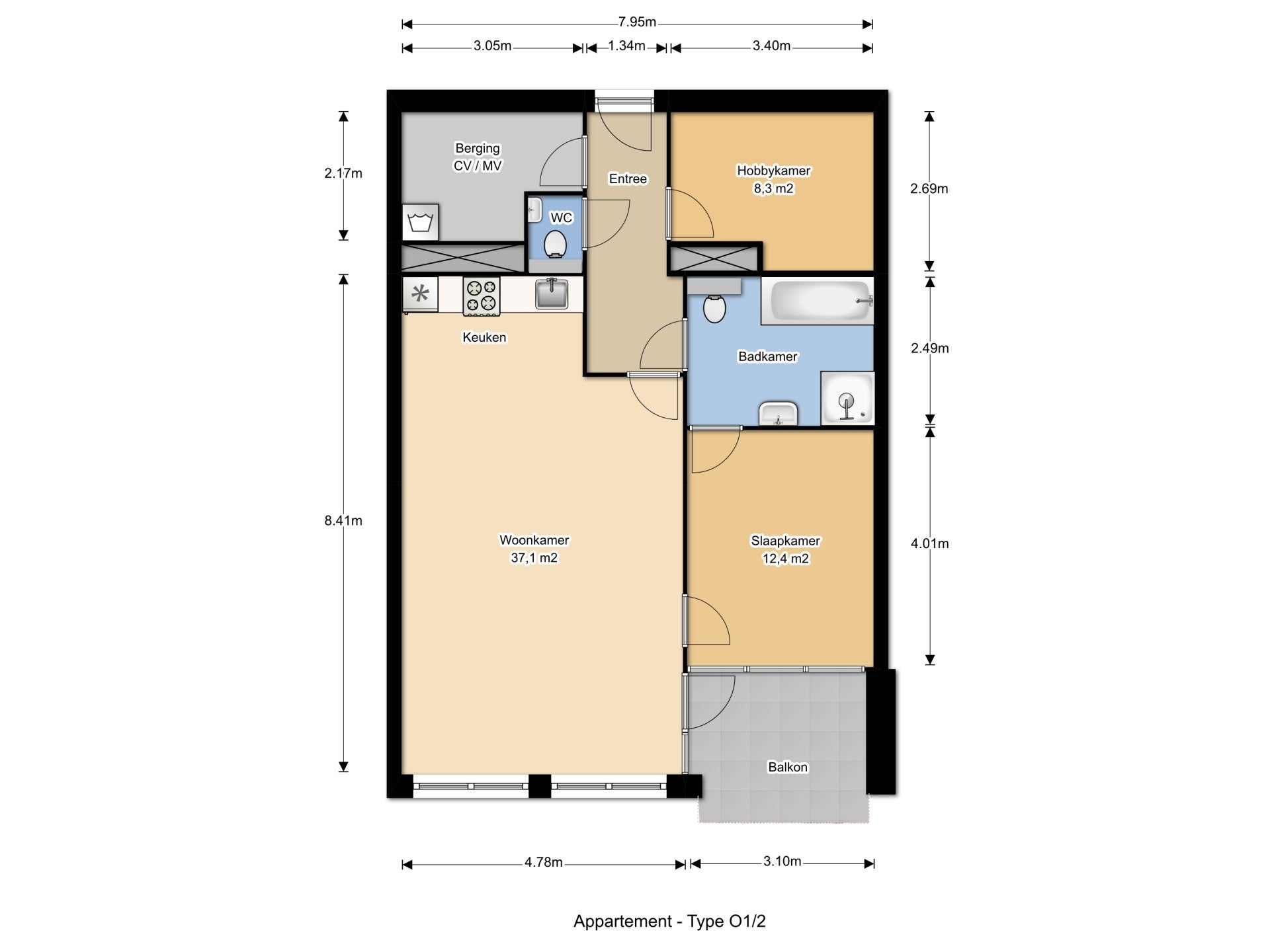 Appartement Oude Haagweg in Den Haag