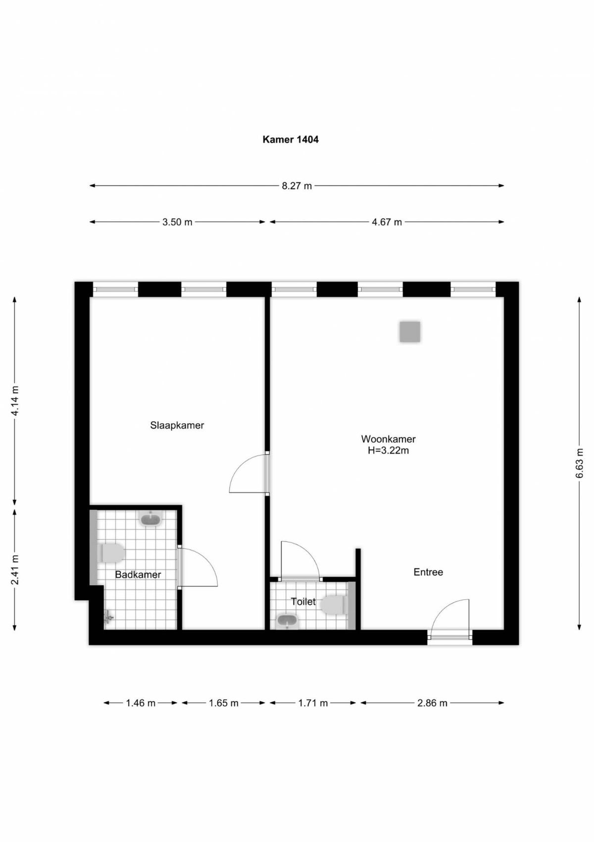 Appartement aan de Mandelaplein in Almere (569685)