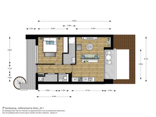 Appartement Jufferstraat in Zeist