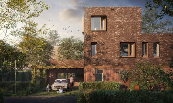 Huis Tuinvilla Damastbloem, half vrijstaand type D en D1 in Cruquius