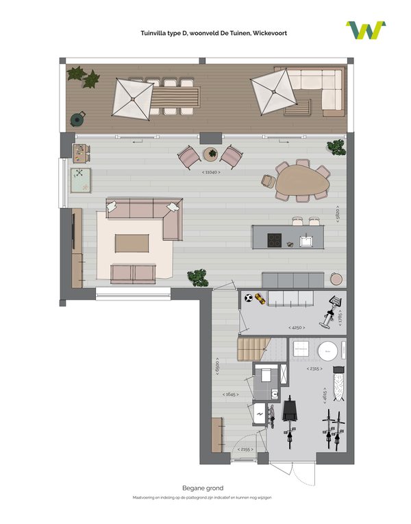 Huis Tuinvilla half vrijstaand type D in Cruquius