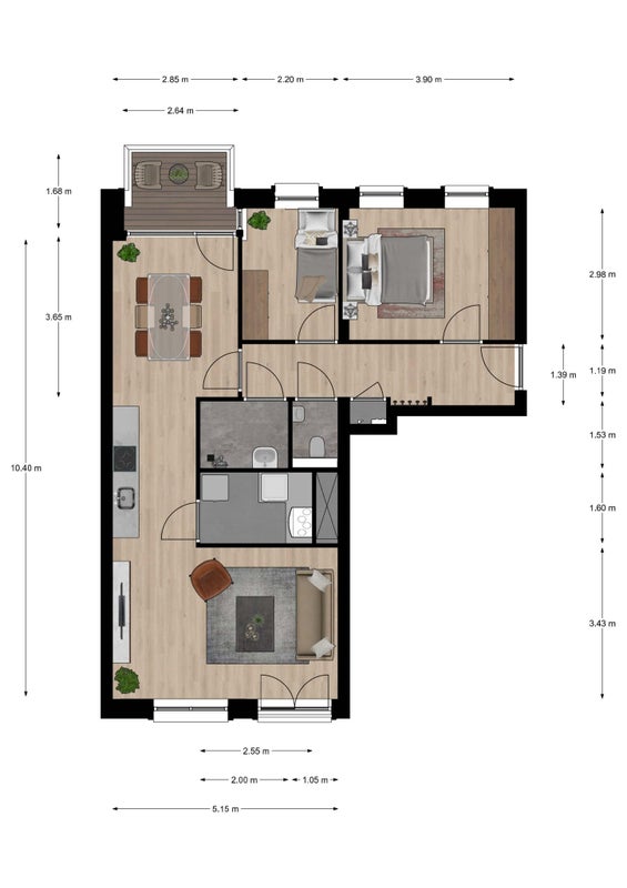 Te huur Appartement Houttuinen 66 A in Delft