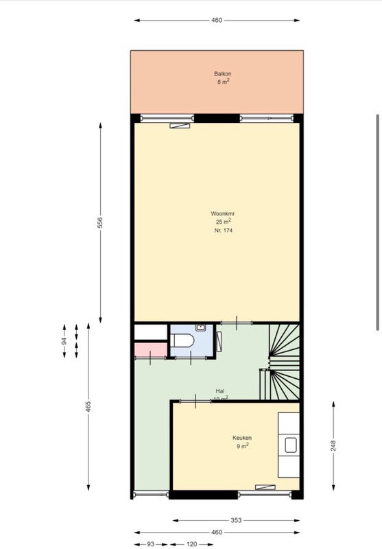 Appartement Buizenwerf in Kralingen-Crooswijk, Rotterdam