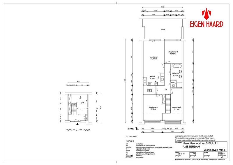 Appartement aan de Henk Henriëtstraat in Amsterdam